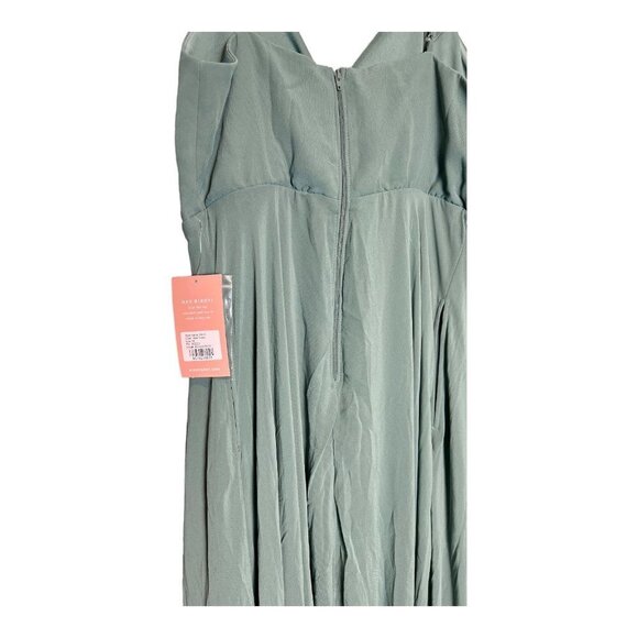 BIRDY GREY Kaia Chiffon Gown Bridesmaid Formal Dress in Sea Glass - Picture 5 of 6